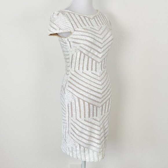 Dress the Population Tabitha Cap Sleeve Sequin Dress - M - Picture 9 of 11